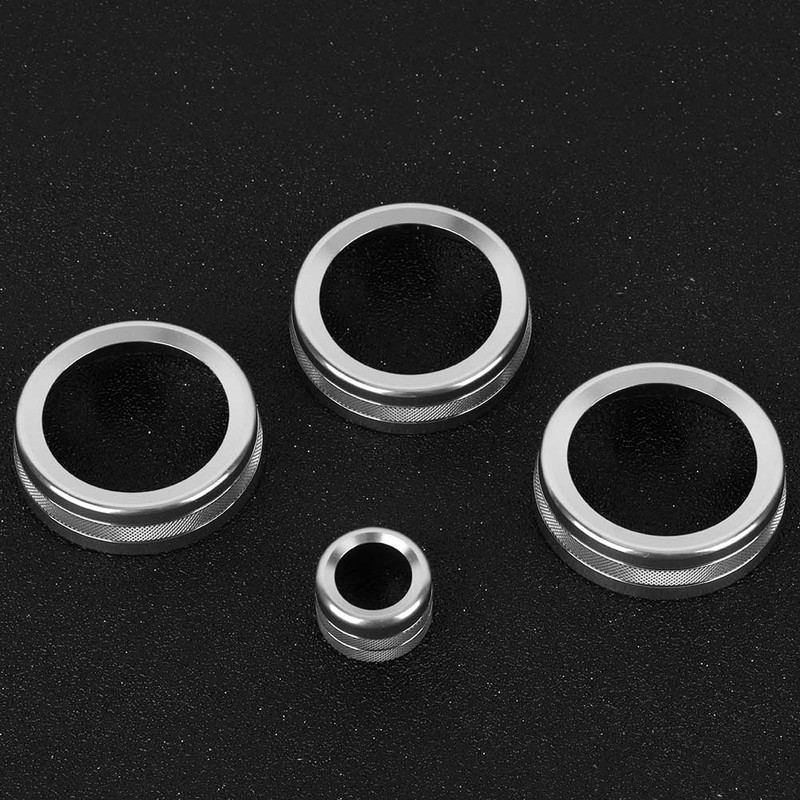 4Pcs AC Air Conditioning Knob Trim Cover Fit For Range