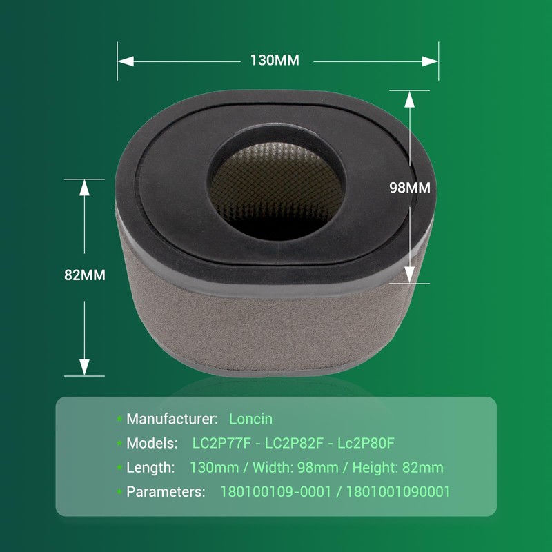 Loncin Engine Air Filter（180100109-0001）