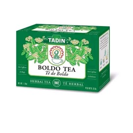 Tadin Boldo Herbal Tea. Digestive and Liver Aid. Caffeine-Free. 24 Bags. 1.18 oz