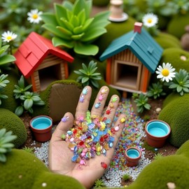 100 Pcs Colorful Resin Turtles for Crafts Dollhouse Miniatures,Mini Resin Turtles Toy,Mini Animals,for DIY Craft Garden，Landscape，DollhousePotted Plants Decor