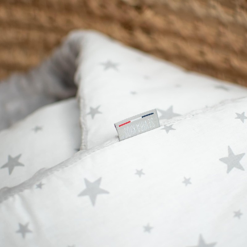 Sevira Kids - Reversible Swaddling Bag, Grey, Dès la Naissance