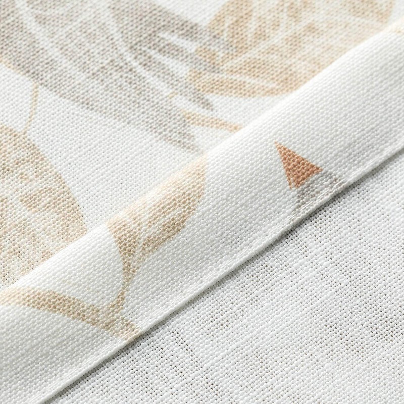 VOGOL Tie-up Valance 18 Inches Long Curtains for Kitchen Small