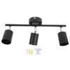 LED Track Light Kit 3 Heads 15.9in Arm 90 Degrees
