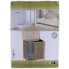 Bamboo Laundry Hamper with Lid, Removable Bag, Slatted Ventilation Design,