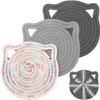 DINGC Set of 3 Place Mats Cute in Cats Densely