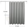 LaCyan 3 in 1 Waterproof Waffle Weave Shower Curtain and