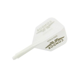 コンドルフライト コンドルロゴ シェイプ ショート ホワイト×ゴールド