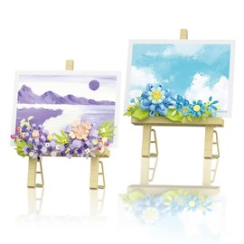 UOY Flower Building Blocks Set, Flower Building Blocks Kit, Artificial Flowers Kit, Bouquet Building Blocks, DIY Building Toy Sets, Bouquet Building Block for Teenagers, Home Decor (F)