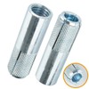 YaaYii 50 PCs Drop-in Anchors 5/16-18 Zinc-Plated for Concrete, Secure