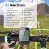 Bike Computer 2.9in Large LCD Screen IPX6 Water Resistant