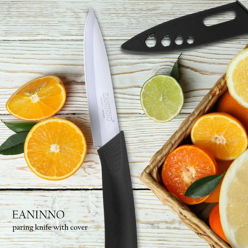 EANINNO Paring Knife Set, 4 inch Kitchen Paring Knives with