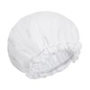 White Shower Cap, Terry Lined Shower Cap for Women, Double