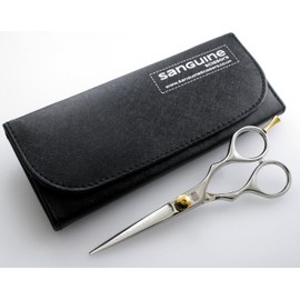 Hairdressing Scissors for All Hair Types Hair Cutting Scissors for Hairdressers, Hairdressers, Professionals, Personal Use and Trimming Beard or Moustache, Case & Lace Protector