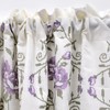 Serenta Classic Embroidery Valance, 60"x19" (Lilac Roses)