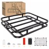 Nilight 32??26??4Inch RV Bumper Mounted Cargo Rack Carrier with Net