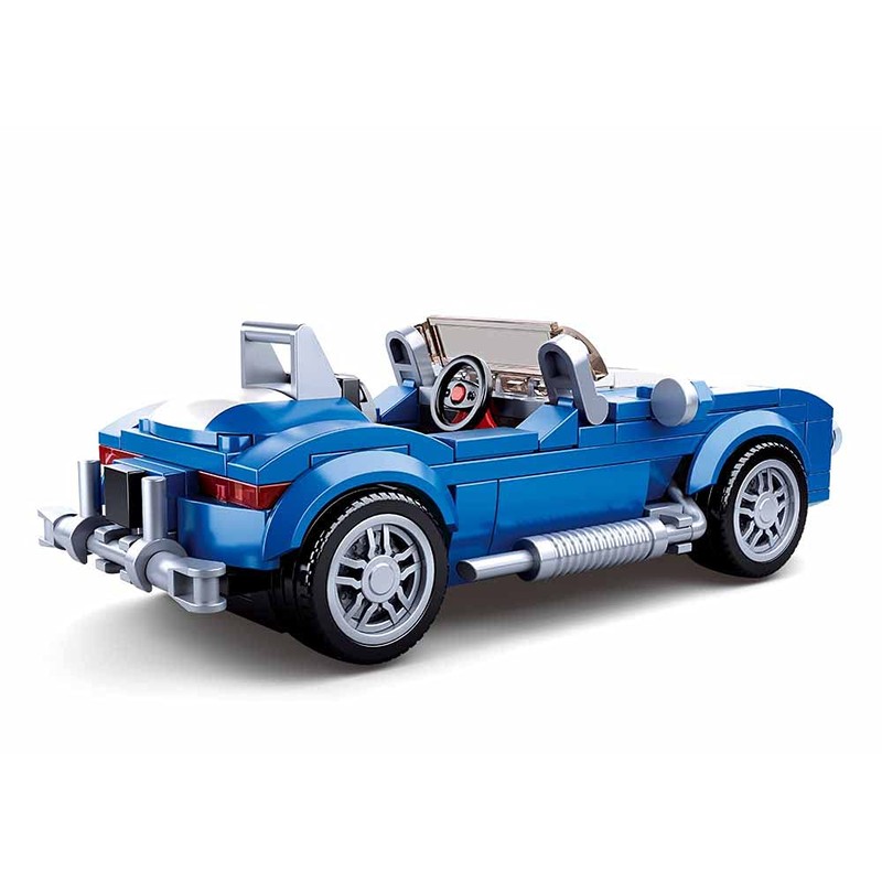 Sluban M38-B0706A Model Bricks-Cobra GT40 Car (169 Pieces), Multicoloured, One