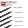 Eyebrow Mapping Pencils Peel-Off Hard Core Brow Pencil with Brush