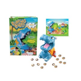 Goliath Feed the Hippo Stinky Food Game with Puzzle for 2 to 4 Players Ages 4 and Up
