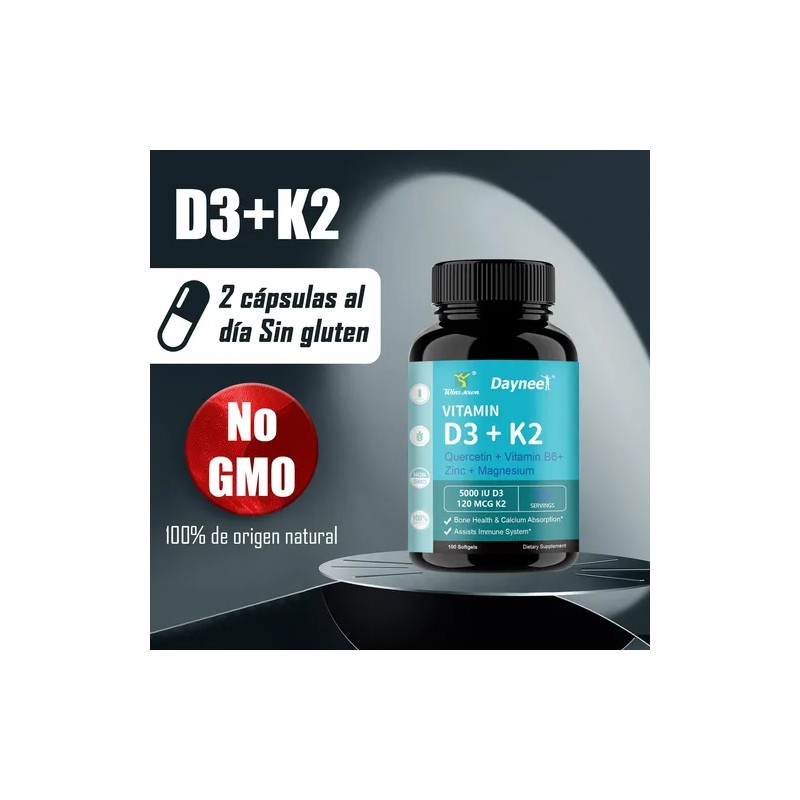 Vitamina 5000 120 Mcg Huesos Músculos Inmune 100