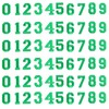 J.CARP 60Pcs Green Number 0 to 9 Patches Iron on
