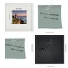 10x10 Photo Frame Gallery Picture frame with 6x6 mat,Freestanding and
