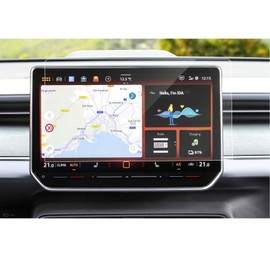 SXCY 2025 VW ID.Buzz Tempered Glass Screen Protector 12.9 Inch for Volkswagen ID.Buzz 2025 Accessories 2025 ID.Buzz Navigation Touch Screen Protector