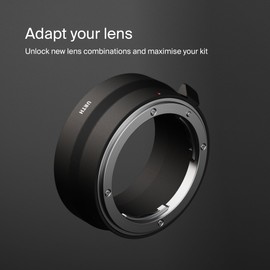 Urth Lens Mount Adapter: Compatible with Nikon F Lens to Canon RF Camera Body