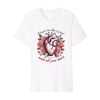 Trust in The Lord Christian Verse Floral Heart Tee Premium