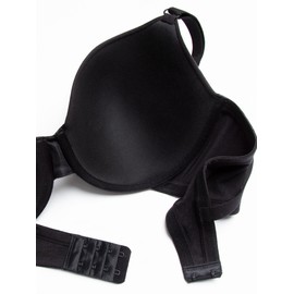 Fruit of the Loom Women's T-Shirt Bra, Black Hue/Black Hue, 38B