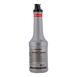 Monin - Strawberry Purée, Juicy and Sweet, Great for Sodas and Teas, Gluten-Free, Vegan, Non-GMO (1 Liter)