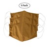 Lofbaz Fabric Mask Cotton Washable Reusable (Turmeric - Pack of