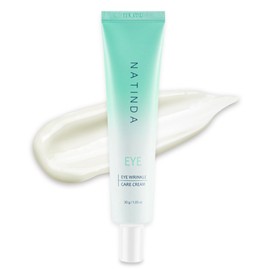 NATINDA Eye Wrinkle Care Cream 30 g mit Adenosin, Kollagen, Hyaluronic, Niaciamid