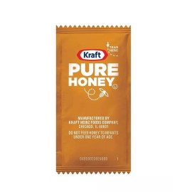kraft 100 Count, Pure Honey Single Serve Packets, 9 Gram Each Kosher Certified