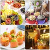 100PCS Easter Cocktail Picks 4.7 Inch, Easter Bunny Egg Decorative