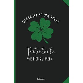 Geschenk für die Beste Patentante: A5 Notizbuch als Geschenk für eine Patentante - A5 /punktiert - | Patentante Geschenke zum Geburtstag|Geburtstagsgeschenk Kollegin