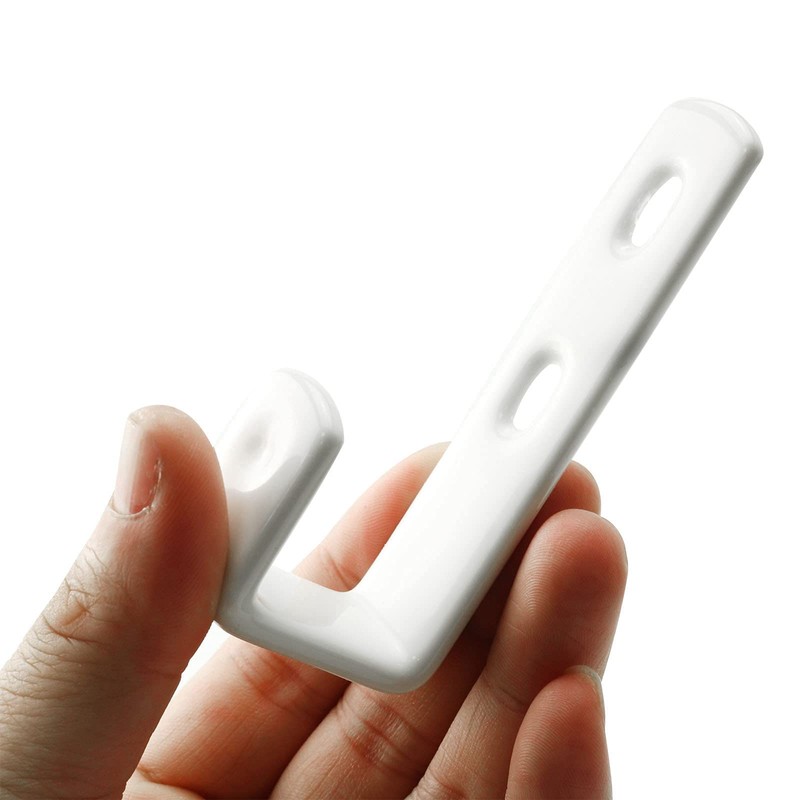 ZZHXSM 2 PCS White Bed Ladder Hooks Utility Hooks Bunk