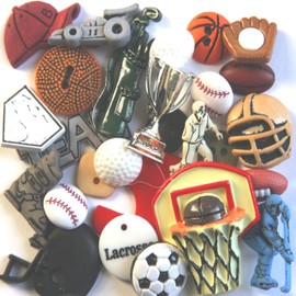 Buttons Galore and More Collection Round Novelty Buttons & Embellishments Based on Variety of Themes, Holidays and Seasons for DIY Crafts, Scrapbooking, Sewing, Cardmaking and Other Projects – 50 Pcs