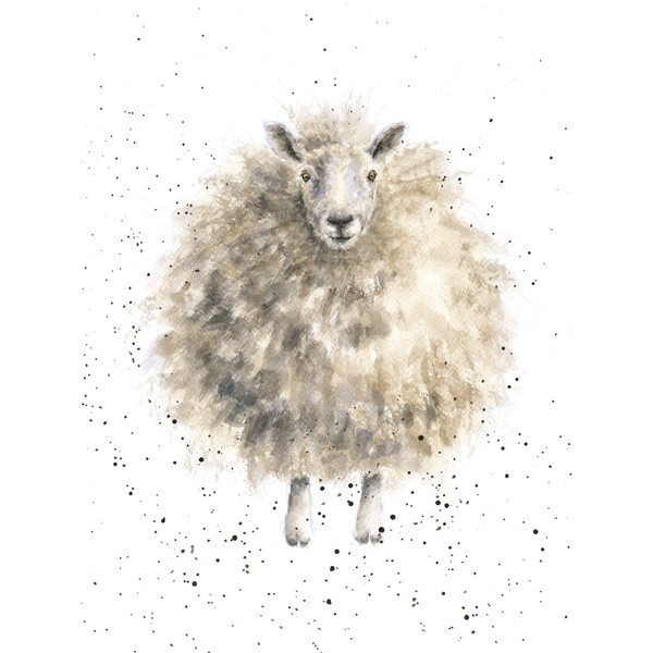 Wrendale Designs Greeting Card - THE WOOLLY JUMPER (Sheep)