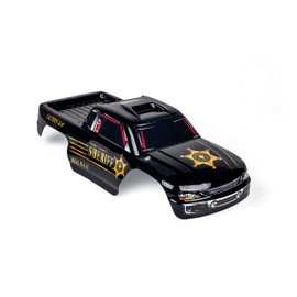 SummitLink Custom Body Compatible for 1/10 Scale RC Car or Truck (Truck not Included) (Police Black)