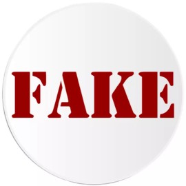 Kiwi Gifts Fake - Circle Sticker Decal 3 Inch