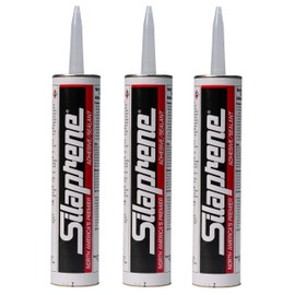 Silaprene - North America's Premiere Silicone-Free Adhesive and Sealant - One-Part and Fast-Drying Waterproof Industrial Sealer for Vehicle Assembly and Repair - 300ML - 3 Pack - White Color