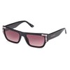 GUESS Women's Sunglasses, Black (Shiny Black)