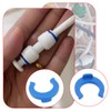 VGOL 100pcs 1/4 inch Plastic Locking Clips Locking Quick Connect