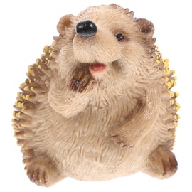 Tofficu Hedgehog Statue Kids Outdoor Toys Hedgehog Sculpture Hedgehog Figure Toy Mini Figure Micro Landscape Ornament Hedgehog Garden Statues Miniature Kids Toys Plastic Animal Child Moss