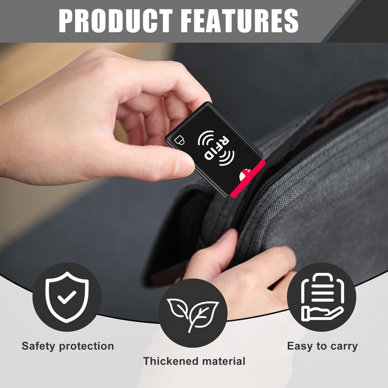 Smomend RFID Blocker Card Case, TÜV-Tested RFID Blocker Protective Case,