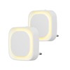 YUNLEX Night Lights, Set of 2, 3-Level Adjustable Night Lights