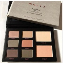 Eyeshadow 2 Mally Muted Muse Velvet Eyeshadow Palette  8 shades NIB (389)