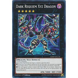 Yu-Gi-Oh!! - Dark Requiem Xyz Dragon - Lehd-Enc34 - Common - 1St Edition - Legendary Hero Decks - Phantom Knights Deck