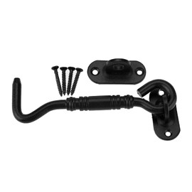 201 Stainless Steel Cabin Hook and Eye Latch Lock for Shed Gate Door Window Solid Thick Stainless Steel