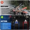 8-Way Lead-Acid Battery Terminal Connectors, Positive and Negative Set, Compatible